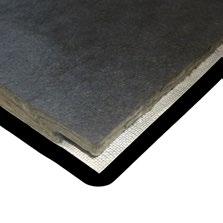 Panel URSA AIR ALUVEL A2 Powierzchnia zewnętrzna składa się z warstwy aluminium wzmocnionego gęstą siatką z włókna szklanego.
