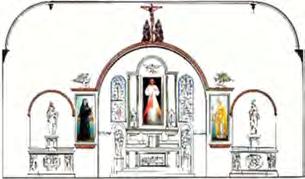 THE NEW ALTAR and IMPROVEMENTS in OUR SHRINE Plans are underway for the new altar in our shrine. With the financial support from many donors we have raised $40,000 to cover the cost of the altar.