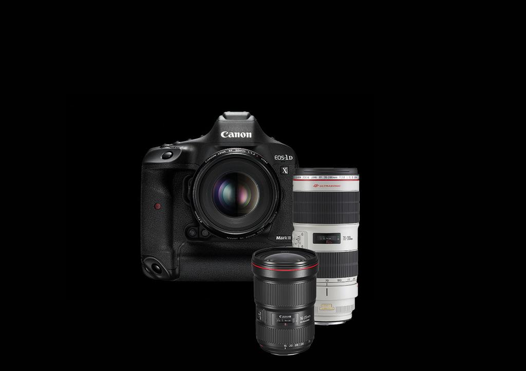 W TORBIE EOS-1D X Mark II Najbardziej zaawansowana konstrukcja z serii EOS. Wytrzymała i uszczelniona obudowa ze stopu magnezu pozwala pracować w najtrudniejszych warunkach.