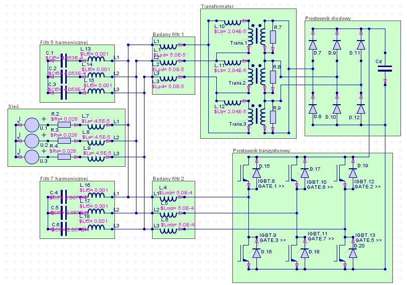 Maszyny Elektryczne - Zeszyty Problemowe Nr 3/2018 (119) 37 jak generacja mocy biernej czy też generacja harmonicznych w prądzie, co może zmniejszyć negatywny wpływ stanowiska na sieć (omówiono w