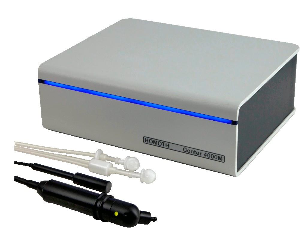 3 w 1 - Center 4000 Tympanometr + Rynomanometer + Ultrasonograf Center 4000 to nowoczesne połączenie Tympanometru z Rynomanometerem i Ultrasonografem do zatok.