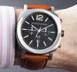 77 11 781 076 Zegarek z chronografem Renault Sport Stalowa koperta, czarne