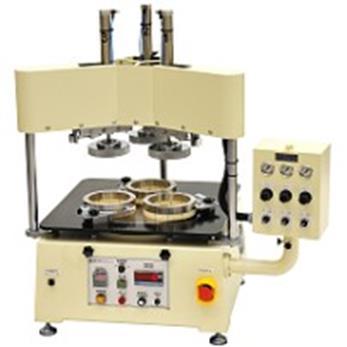 -1, liczba pierścieni prowadzących 3, średnica wewnętrzna pierścienia prowadzącego 108 mm, moc napędu głównego 0,37 kw), Lapmaster 15 (średnica zewnętrzna docieraka 381 mm, prędkość obrotowa