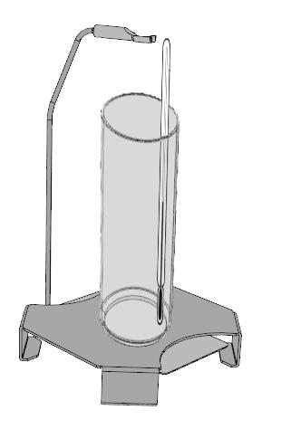 6 Oznaczanie gęstości cieczy Przy oznaczaniu gęstości cieczy stosowany jest wypornik szklany o znanej objętości.
