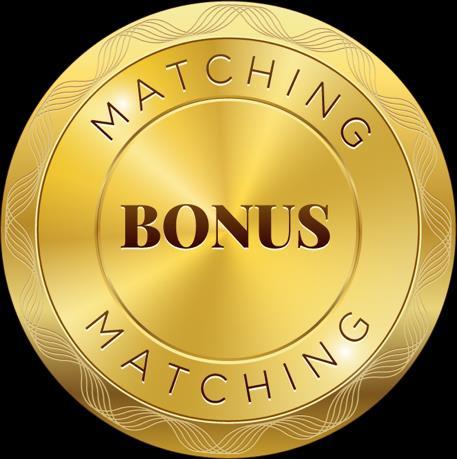 20% Matching bonus otrzymujesz 25% Matching bonus otrzymujesz 30% Matching bonus otrzymujesz