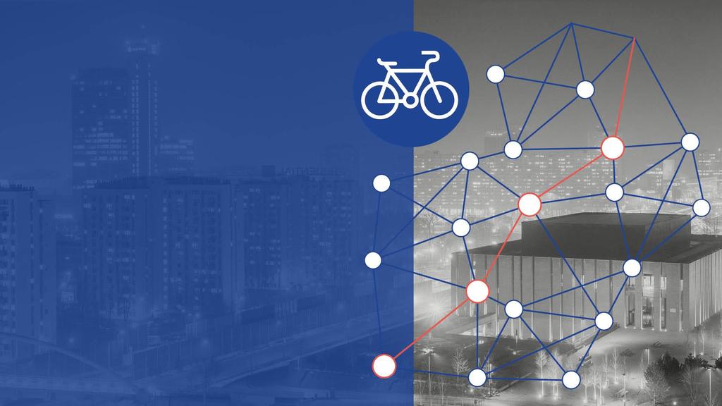 Polityka rowerowa podjęte działania STUDIUM SYSTEMU TRAS ROWEROWYCH Wyznaczenie przebiegu dróg rowerowych, które stworzą kręgosłup połączeń między miastami i gminami Metropolii, zapewniając