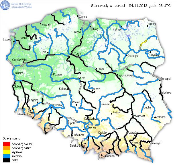 INFORMACJE HYDROLOGICZNO -