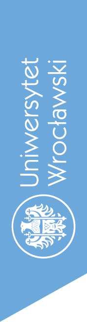 WYDZIAŁ FILOLOGICZNY ADMINISTRACJA OGÓLNOWYDZIAŁOWA WF pl. Biskupa Nankiera 15b 50-140 Wrocław tel. +48 71 375 26 46 wfil.uni.wroc.pl Nr postępowania: WF.2410.05.2018.