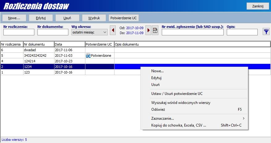 2. Uruchomienie i funkcjonalności modułu rozliczeń Moduł uruchamiany jest z poziomu okna głównego: przycisk Rozliczenia (w prawym górnym rogu okna) lub menu główne Tablice Rozliczenia dostaw.... Rys.