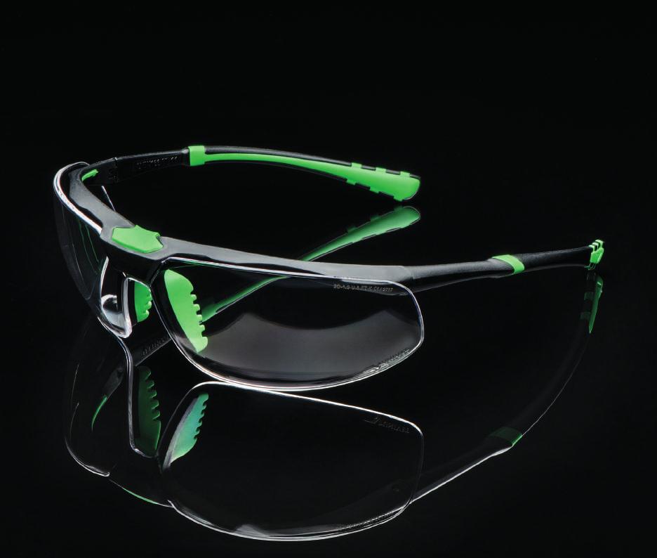 5X3 31 g Ekskluzywne pokrycie Vanguard UDC Soczewki w technologii FLD (Floating Lens Design) Oprawka redukująca punkty nacisku na twarz Poszerzona panoramiczna soczewka o bazie 9 zapewnia dodatkową