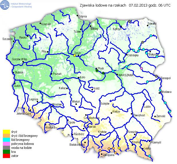 INFORMACJE HYDROLOGICZNO - METEOROLOGICZNE Stan