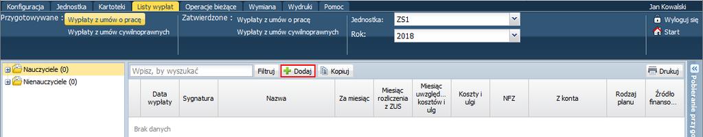 budżetowej? 8/10 W umowach cywilnoprawnych właściwy rozdział klasyfikacji budżetowej wprowadza się podczas dodawania umowy.