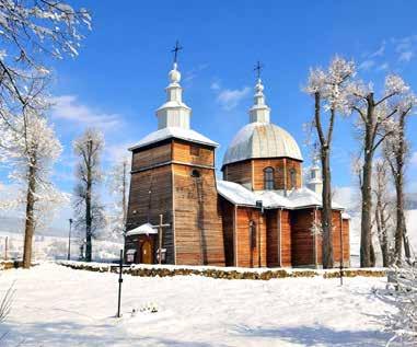 Drewniana cerkiew pw. św. Dymitra w Złockiem powstała w latach 1867-1872 w stylu zachodniołemkowskim.