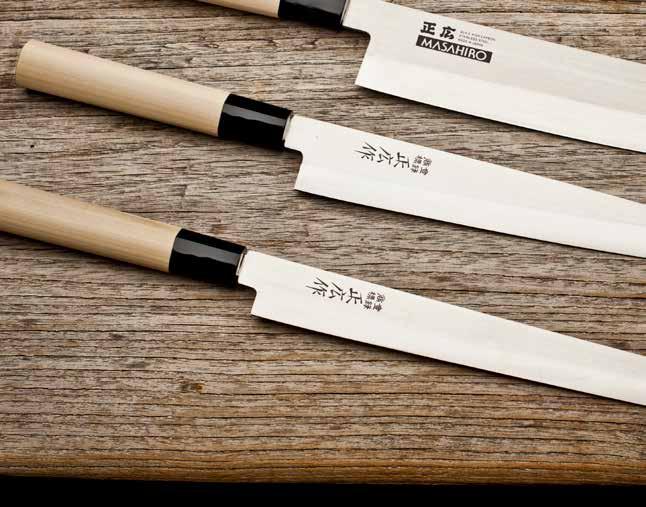 seria MS-8 seria MS-8 MS-8 to podobnie jak Bessen seria składająca się z tradycyjnych japońskich ostrzy jak: deba, usuba, yanagiba czy takohiki, które są niezbędnymi narzędziami kucharzy sushi.