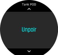 Aby usunąć sparowanie i usunąć czujnik Tank POD z określonego gazu za pośrednictwem metody zbliżeniowej: 1.