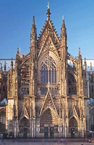 Keşif / DISCOVERY KÖLN / COLOGNE Hohenzollern Bridge Köln Katedrali / Cologne Cathedral top of the cathedral, built in gothic architectural style one can see all Cologne.