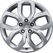 OBRĘCZE ALUMINIOWE 19" O 5 DZIELONYCH RAMIONACH WZÓR 5021 20" O