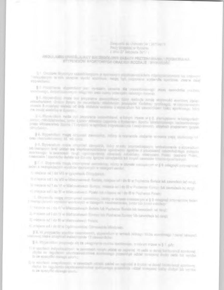 Zatqcznik do Uchwaty Nr L Vl/734/17 Rady Miejskiej w Bytomiu z dnia 27 listopada 2017 r.