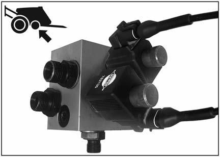 3 - Opis System hydrauliczny Hydraulika układu podnoszenia belki - PARALIFT Blok hydrauliki PARALIFT steruje pracą układu równoległowodowego i funkcjami belki