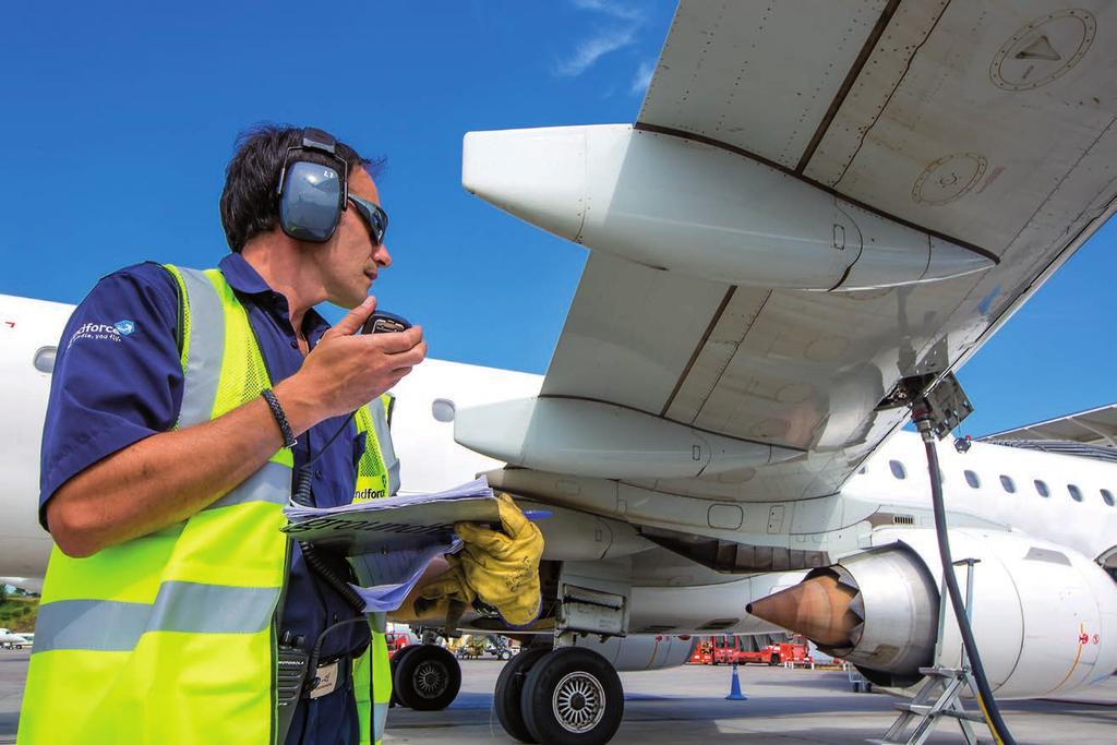 FLIGHT OPERATIONS Operación de vuelos We provide reliable services, with specialised technical training in the following areas: Ramp supervision Fuel supply