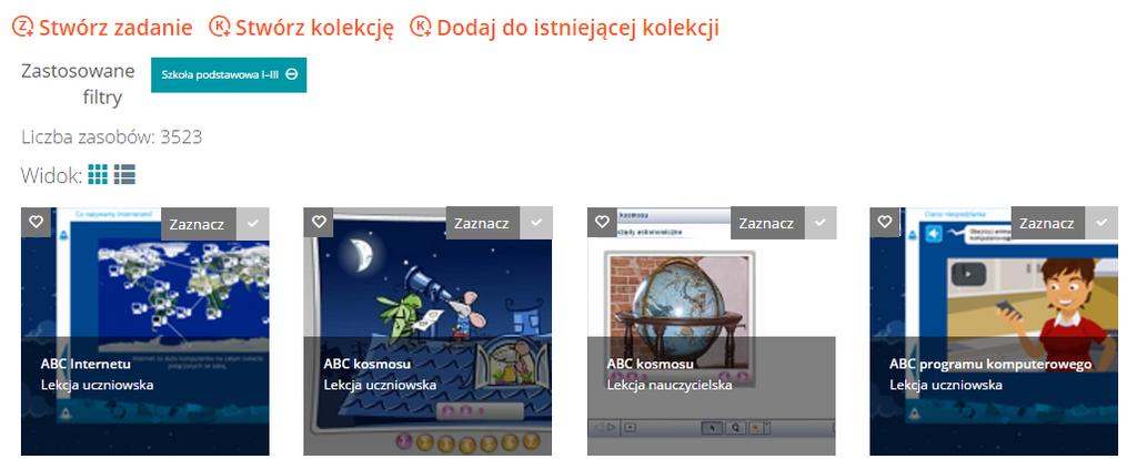 7. Zasoby Baza zasobów edukacyjnych skierowana jest głównie do nauczycieli, którzy uzyskują dostęp do bogatej bazy zasobów, umożliwiających prowadzenia zajęć dydaktycznych z wykorzystaniem tablicy