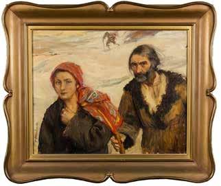 W 1882 r. odbył podróż do Wenecji, a także do Paryża, gdzie uczył się w pracowni E. A. Carolusa- -Durana. W Paryżu przebywał do 1895 r. zajmując się ilustrowaniem i kopiowaniem dzieł dawnych mistrzów.