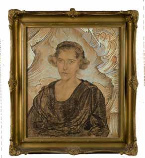 Portret kobiety wykonany w 1923 r.
