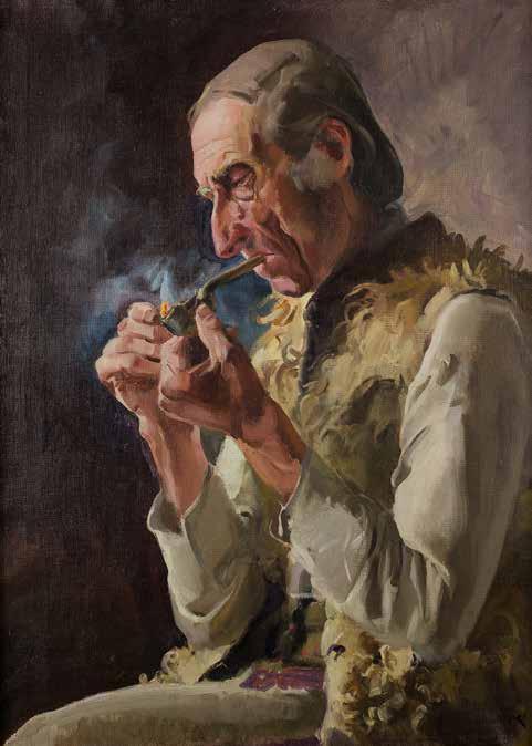 32 Rafał Malczewski (1892 Kraków 1965 Montreal) Jezioro górskie akwarela, papier, sygn. l.d.