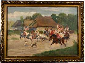 ) 40 Wojciech Kossak (1856 Paryż 1942 Kraków) W 1871 roku przerwał naukę w krakowskim gimnazjum i podjął studia w SSP w Krakowie pod kierunkiem Władysława Łuszczkiewicza.