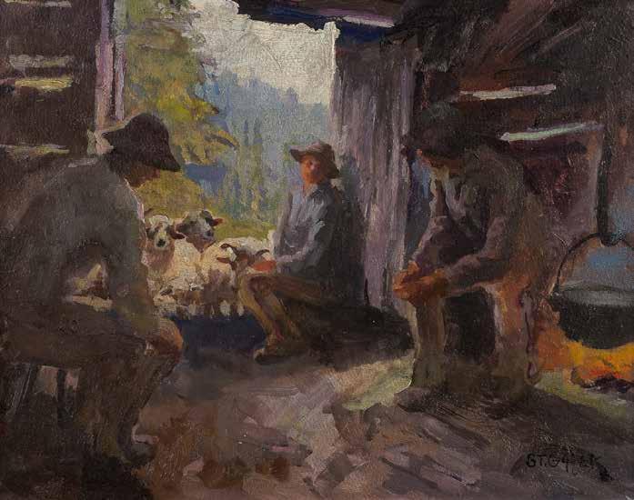 Podróżował do Paryża, a w 1910 do Włoch i na Krym. Wystawiał w krakowskim TPSP oraz w warszawskim TZSP. Po II wojnie światowej uczestniczył w wystawach ZPAP w Zakopanem. W 1960 r.