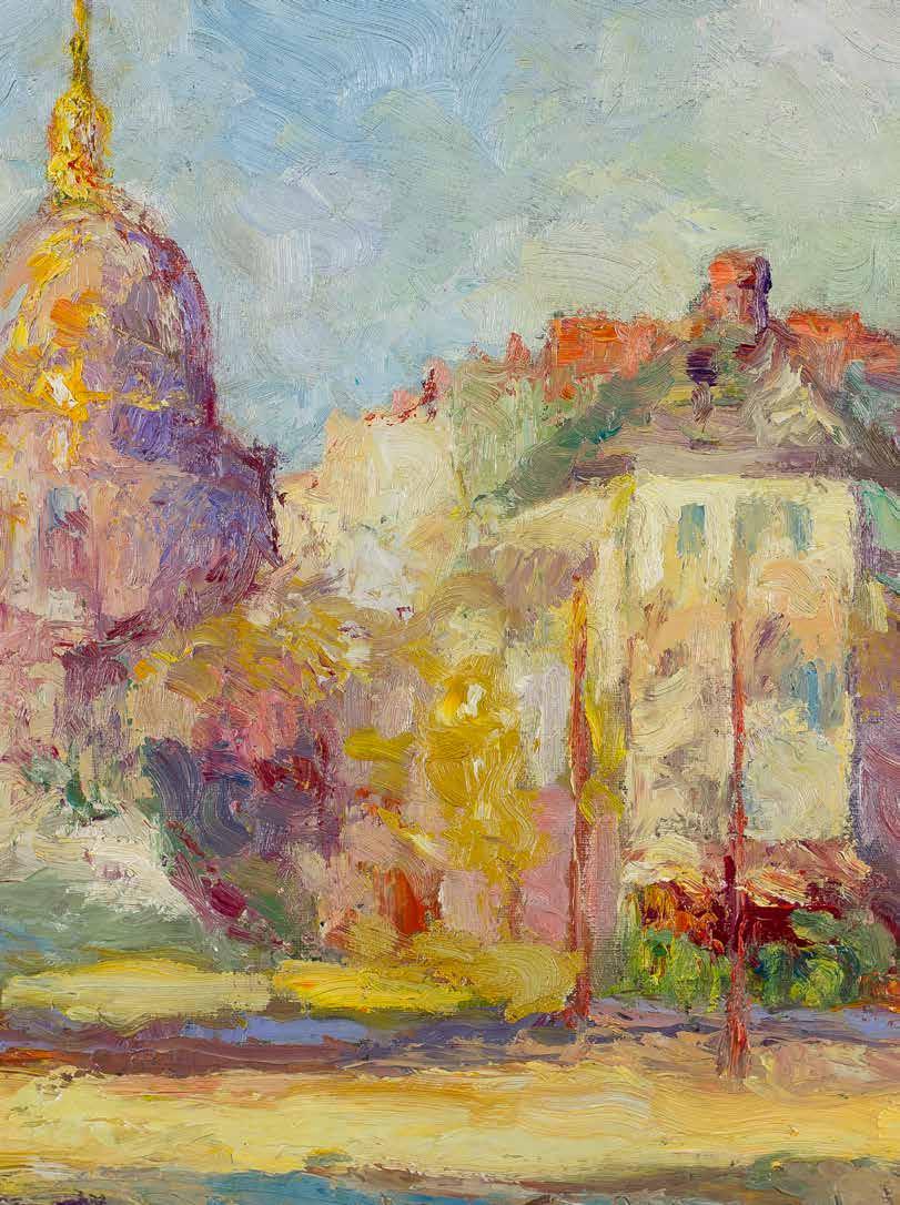 53 Włodzimierz Terlikowski (1873 wieś pod Warszawą 1951 Paryż) Kościół Inwalidów w Paryżu, 1914 r.