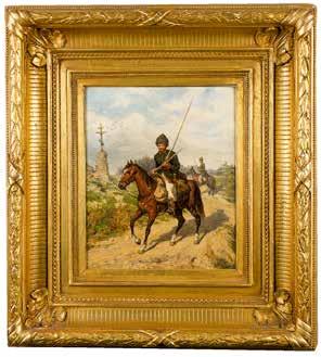 Od 1872 r. kształcił się w akademii wiedeńskiej u E. Lichtenfelsa i C. Wurzingera. Studia kontynuował do 1877 roku. Już w 1863 r.