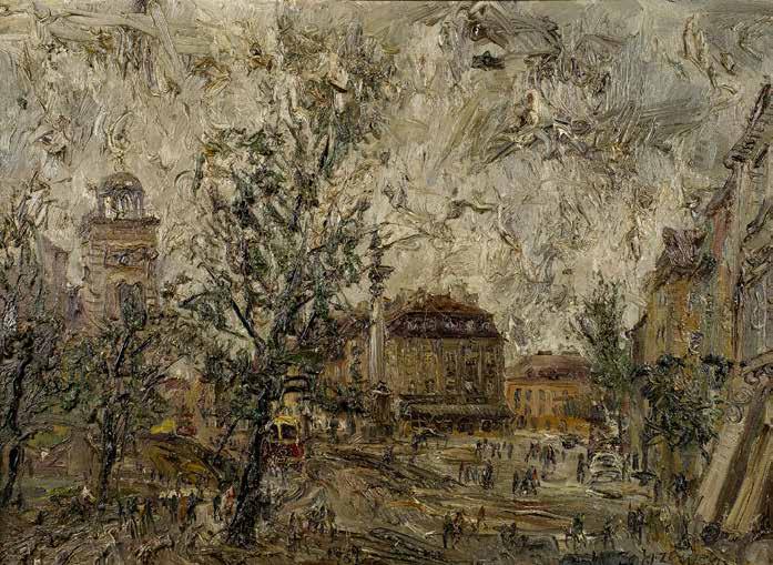 W 1920 roku uczył się w Miejskiej Szkole Rysunku w Warszawie, później studiował malarstwo w Bydgoszczy (1921 24), w Krakowie (1923 24) oraz Warszawie (1924 28).