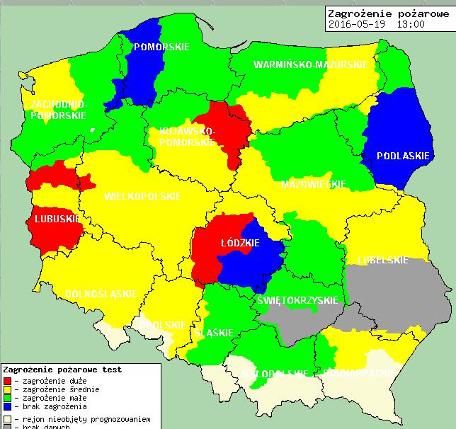 Zagrożenie pożarowe w