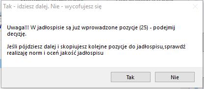 Komponowanie tworzoneo jadłospisu z framentów zarejestrowanych jadłospisów lub diet Skopiować możemy cały jadłospis lub wybrane posiłki ewentualnie wybrane produkty lub potrawy do