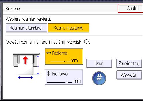 (7,2-78,7 cali) może być podawany z tacy ręcznej.