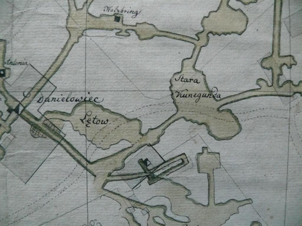 Zał. 7. Fragment mapy b.t. [wyrobiska zachodniej części kopalni - poz.