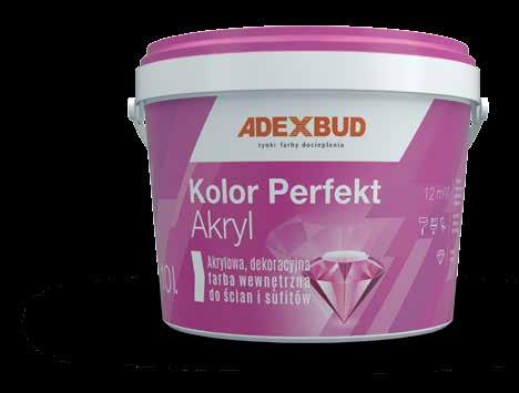 Farby wewnętrzne oraz preparaty gruntujące marki ADEXBUD pozwalają na realizację