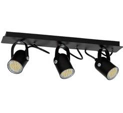 czarny Classic Plafon LED PAKIET