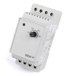 Termostaty do zastosowań specjalnych Termostat DEVIreg 330 LATA GWARANCJI Opis produktu Elektroniczny termostat dostępny w trzech zakresach temperatur.