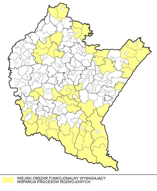 STRUKTURA OSADNICZA Wiejski Obszar