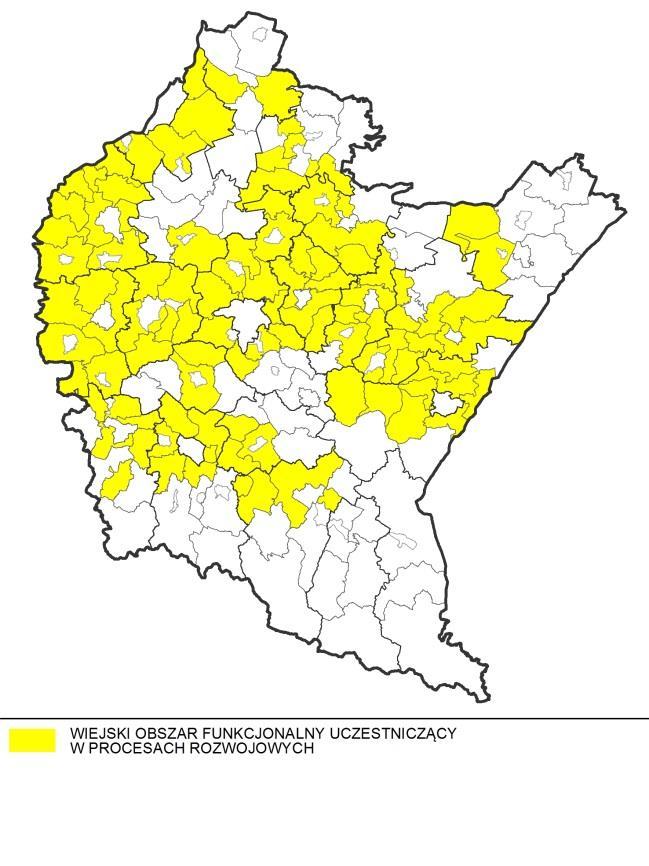 rozwojowych Wiejski Obszar