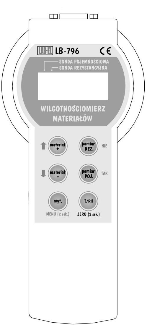 Instrukcja obsługi wilgotnościomierza materiałów LB-798 4 funkcja autozerowania po włączeniu miernika, możliwe jest również zerowanie na żądanie. 1.