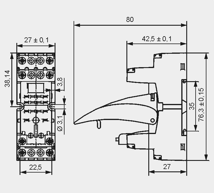 1052 Akcesoria ❶ GZT4-0035 Moduł typu M.