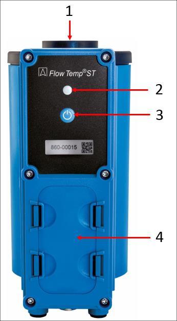 2 Opis urządzenia Miernik przepływu i temperatury wody FlowTemp ST jest miernikiem ze zintegrowanymi funkcjami liczącymi.