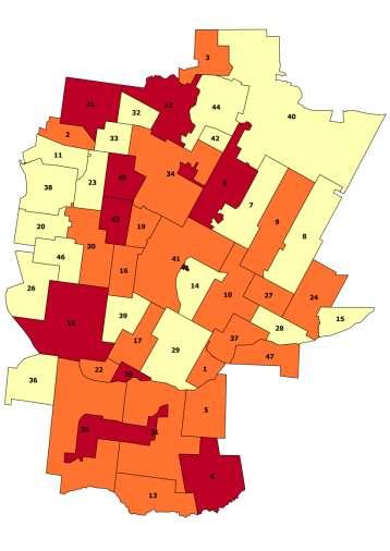 Mapa 1. Obszary zdegradowane i rewitalizacji Lp. Nazwa sołectwa i podległe miejscowości Lp. Nazwa sołectwa i podległe miejscowości 1. ALEKSICZE 25. MINIEWICZE 2. BIALOSTOCZEK 26. NOWOSADY 3.