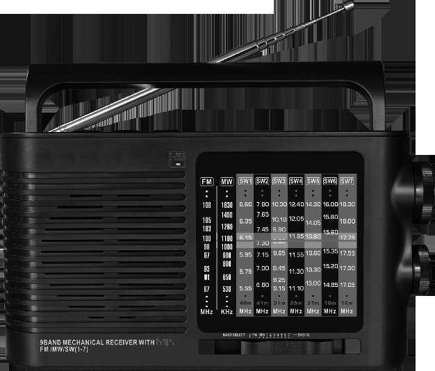 R Model: RD-110MP3 Odbiornik radiowy z