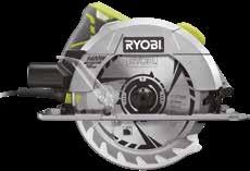 #RyobiToolsEU Cięcie RCS1400-G Pilarka tarczowa 1400 W Tarcza Premium o średnicy 190 mm z 20 zębami z węglików spiekanych gwarantuje najwyższą wydajność i jakość cięcia Silnik o mocy 1400 W oferuje