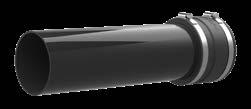 125 mm* z rurą Hateflex 14150 KES-M 150-M 125 2125813000 Mufa do przedłużenia rury Hateflex 14150 KES-M 150 HTV 2128020000 Mufa do połączenia gładkich rur osłonowych o średnicy zew.