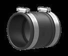 90 mm* z rurą Hatefl ex 14090 KES-M 90-M 90 2225814000 Mufa do połączenia gładkich rur osłonowych o średnicy zew.